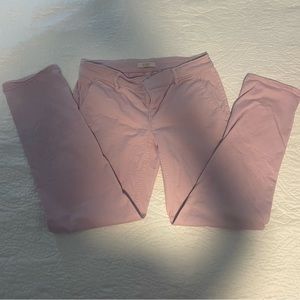 Ann Taylor Loft pink khakis size 0